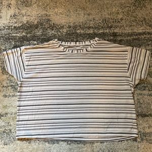 Lululemon Striped Short Sleeve Tee Shirt